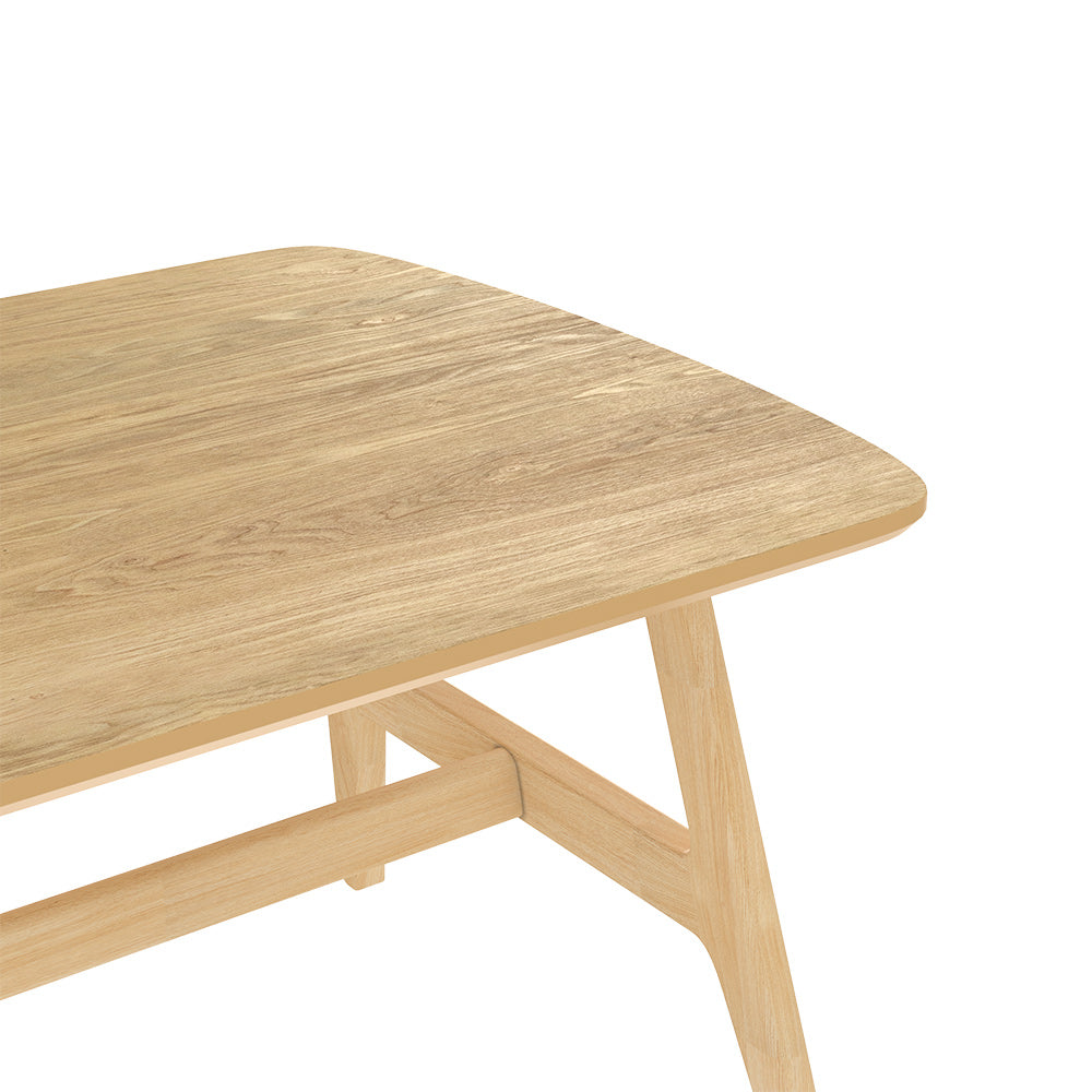 tavolino in legno chiaro 120 cm suly