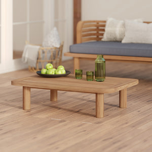 table basse en bois kilda