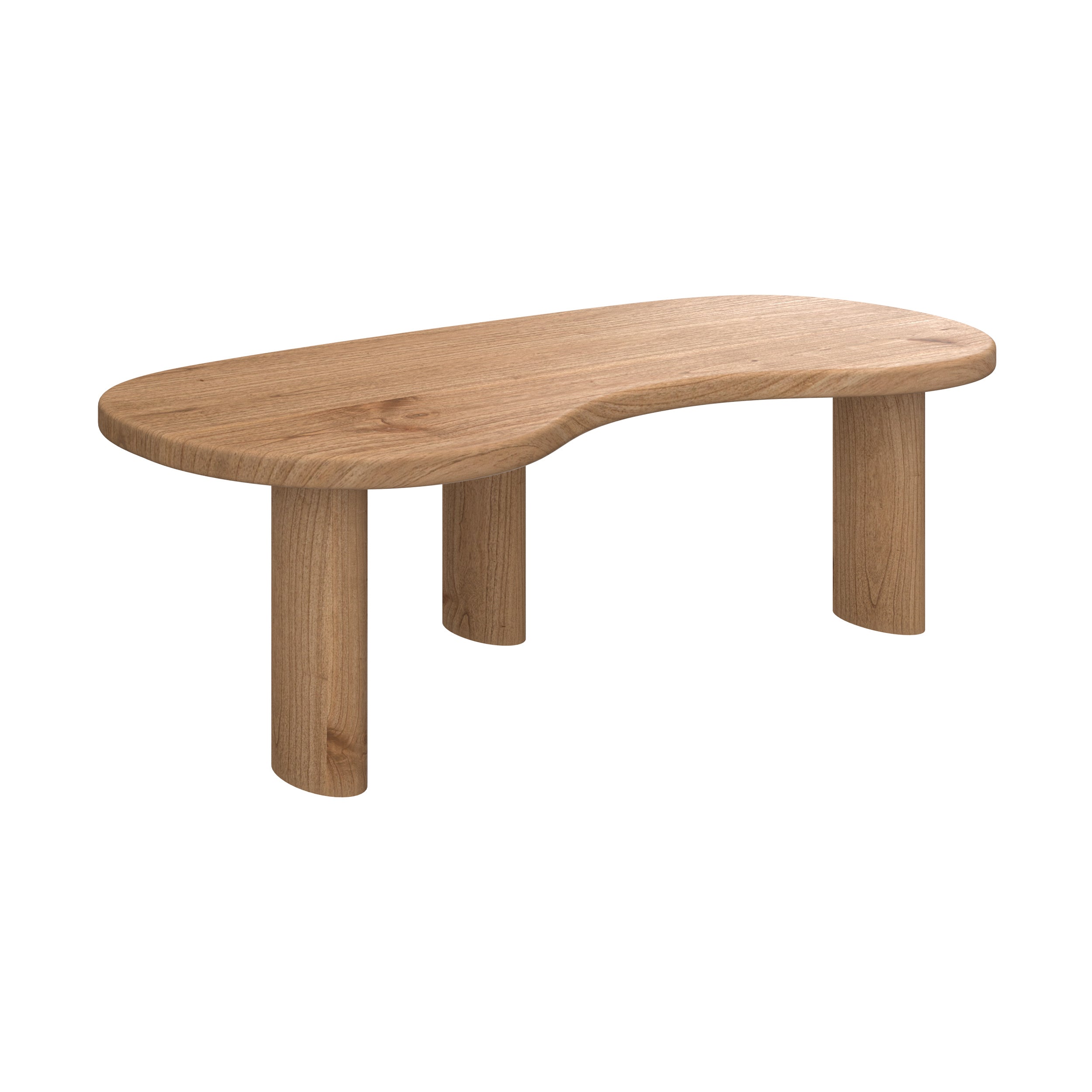 table basse en bois massif de mindi brandan
