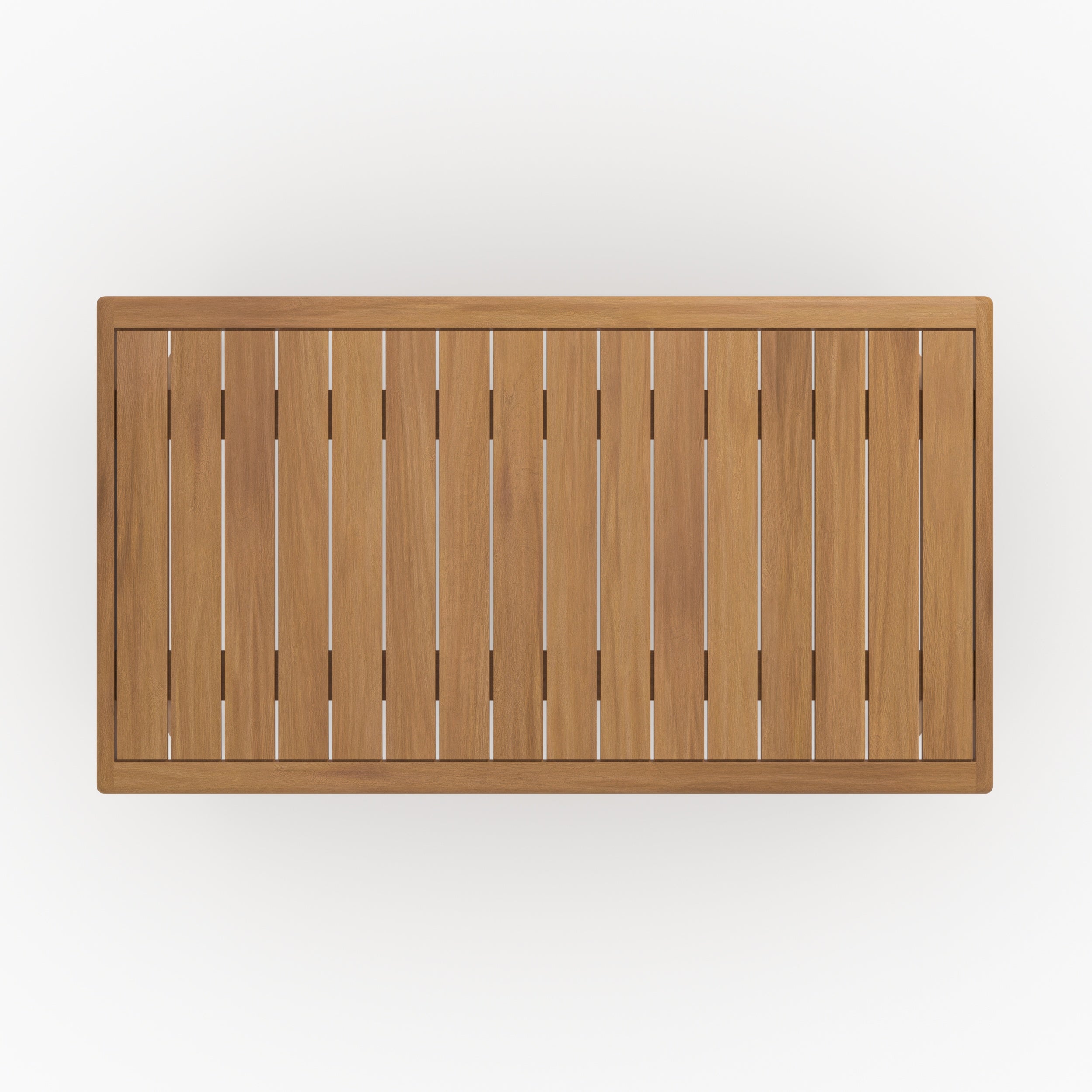 Table basse jardin Siargao acacia vue dessus