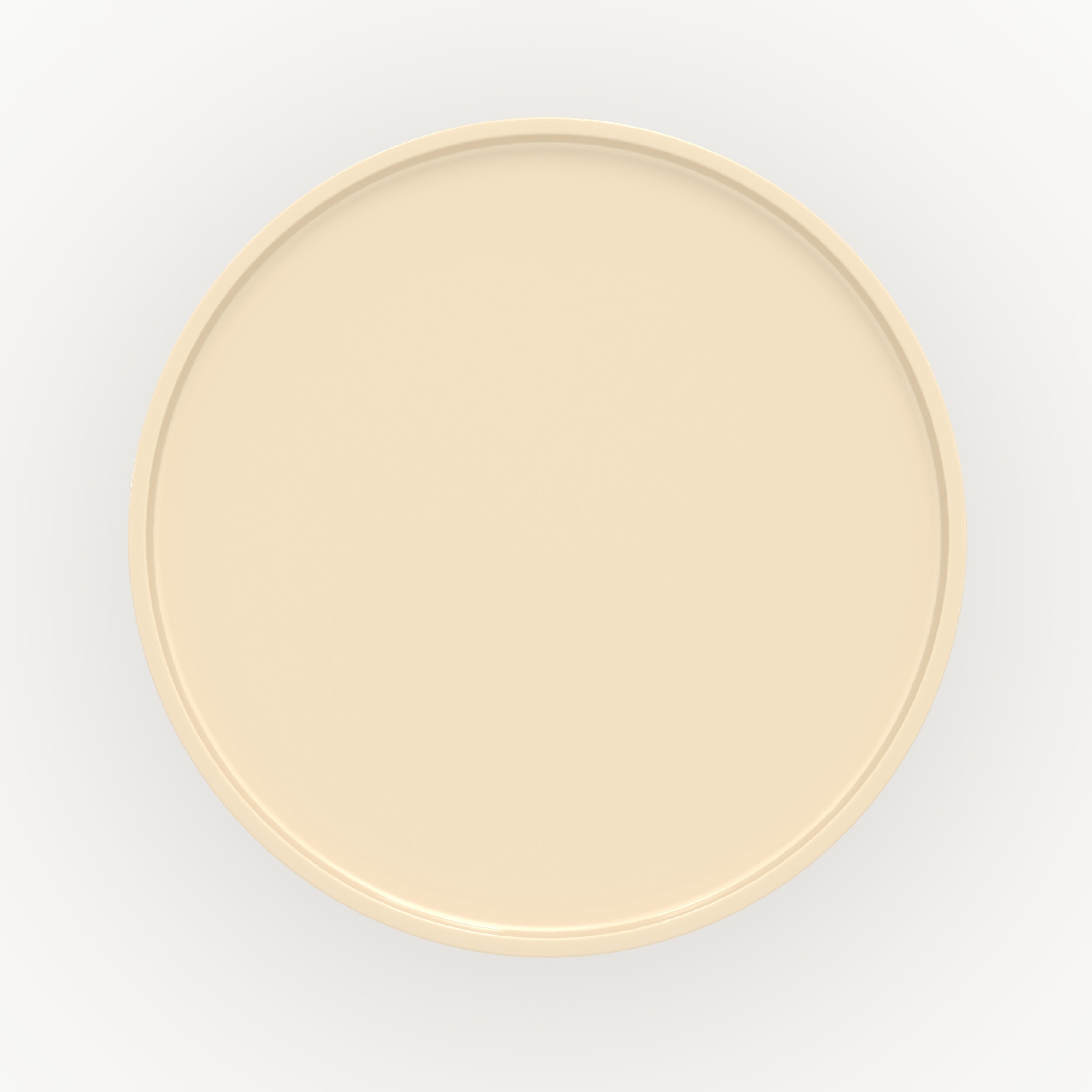 Tavolino Nora laccato bianco in MDF, D70 cm