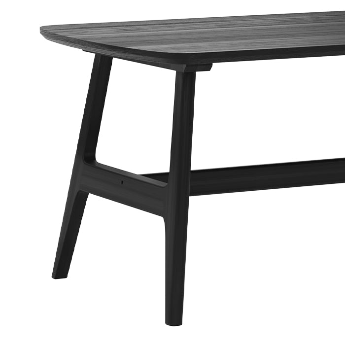 tavolino rettangolare scandinavo nero suly