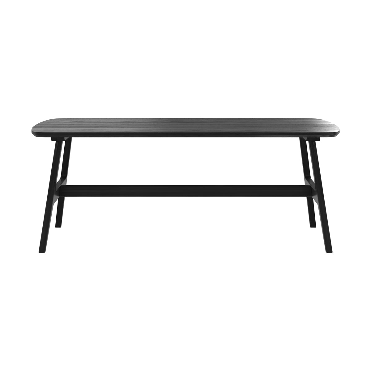 tavolino rettangolare Suly in legno nero