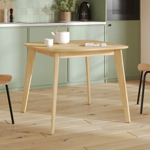 Table bois clair 90 cm Julio