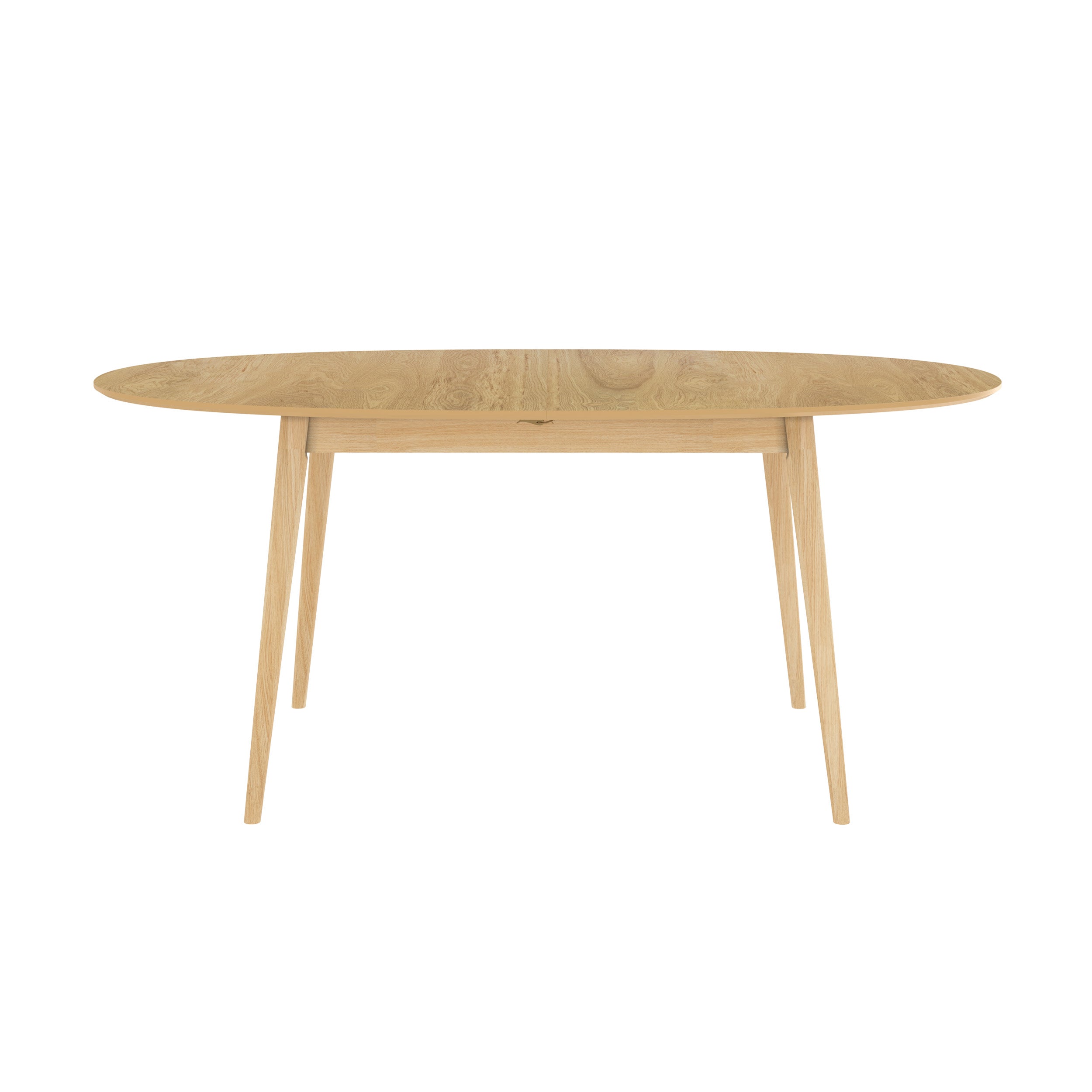 tavolo in legno chiaro eddy ovale 170 200 cm