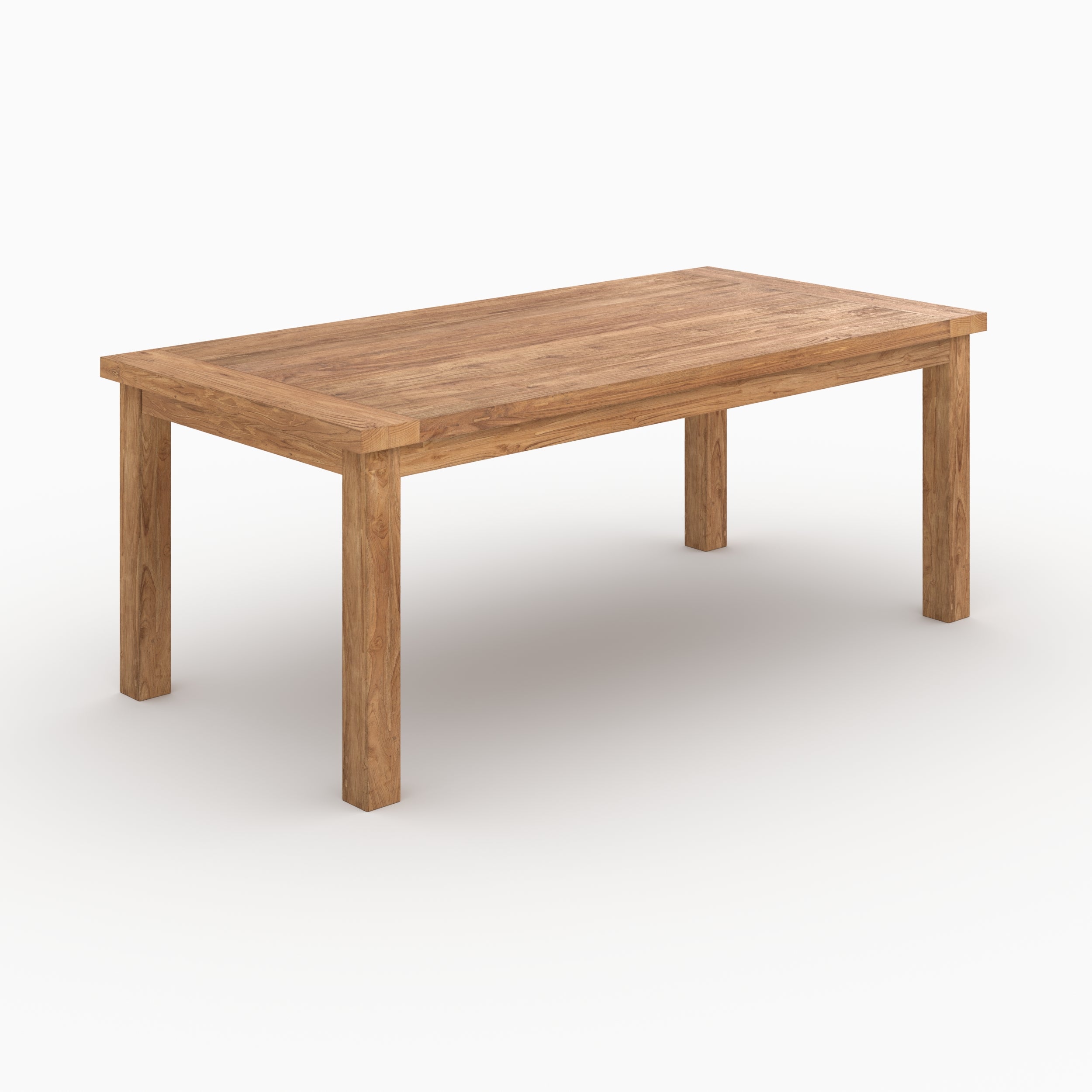 Table bois recyclé teck memo 8 personnes