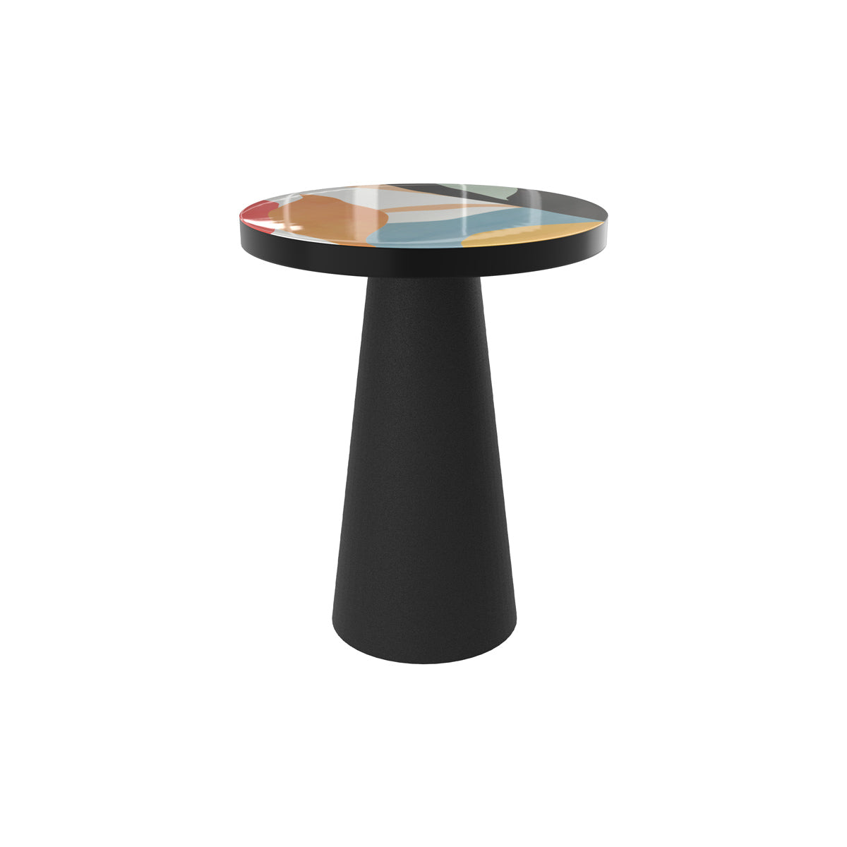 table d appoint art deco multicolore cheyenne