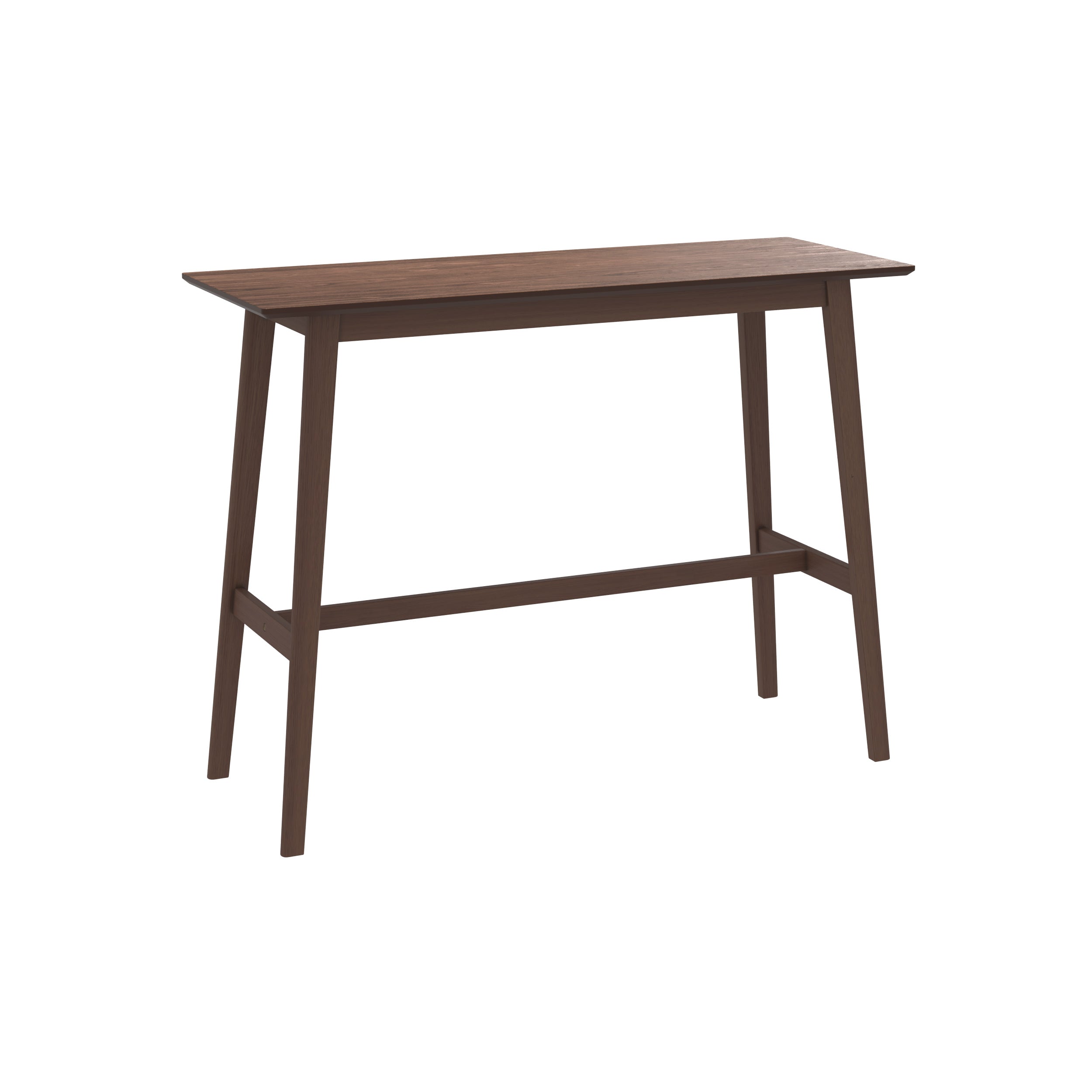 table de bar en bois fonce buvette