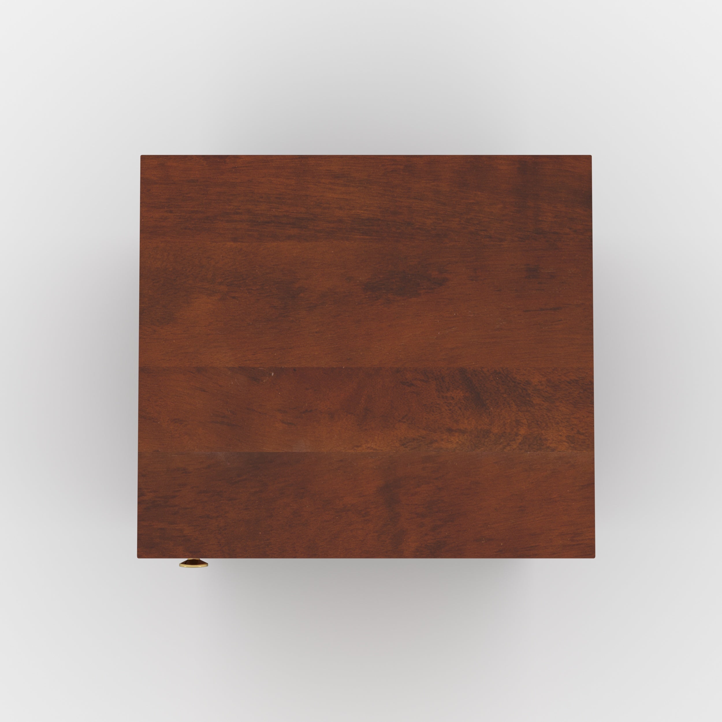 Table de chevet Lanka en bois de manguier et cannage