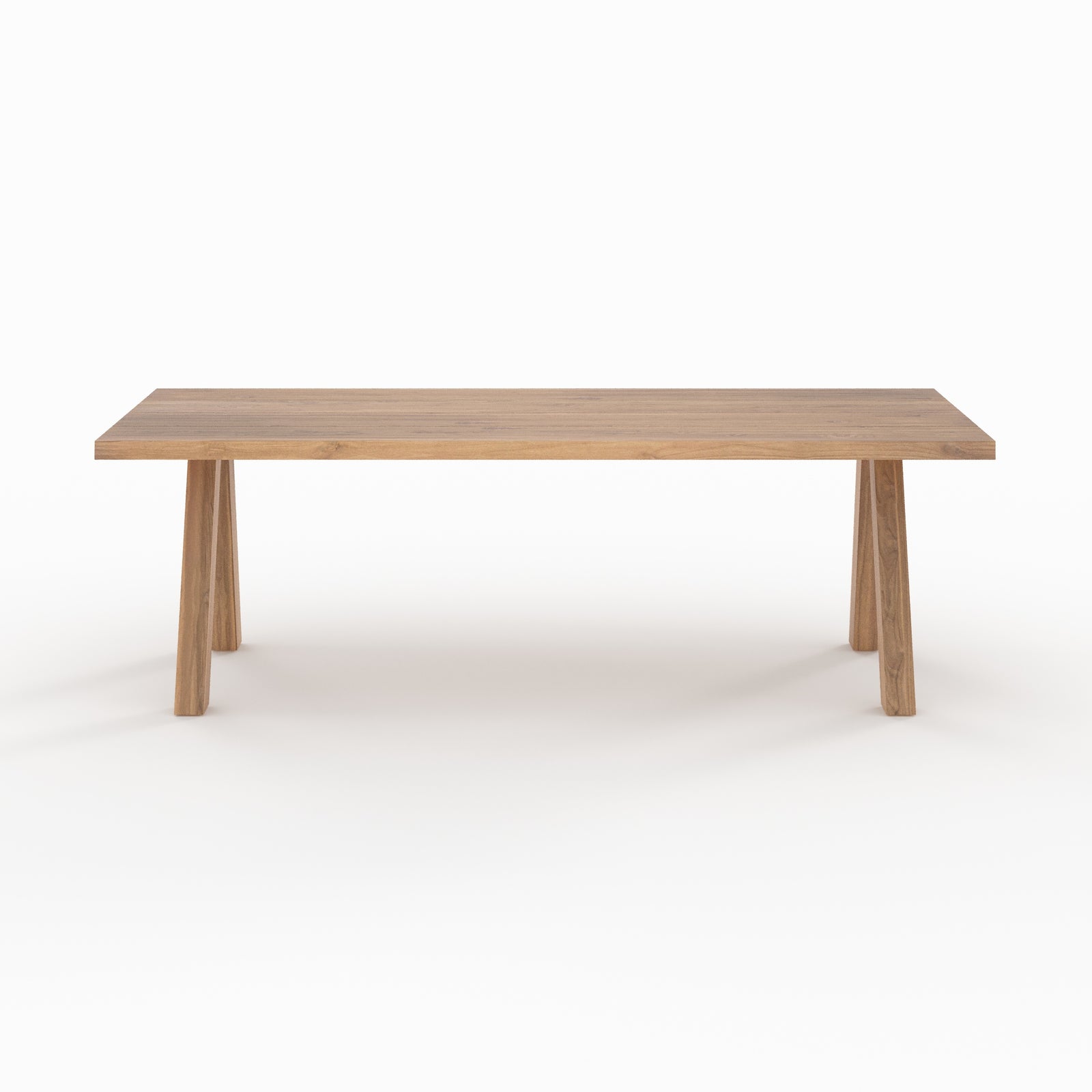 tavolo da giardino 240 cm molo legno di teak riciclato