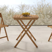 Table de jardin bois pliante