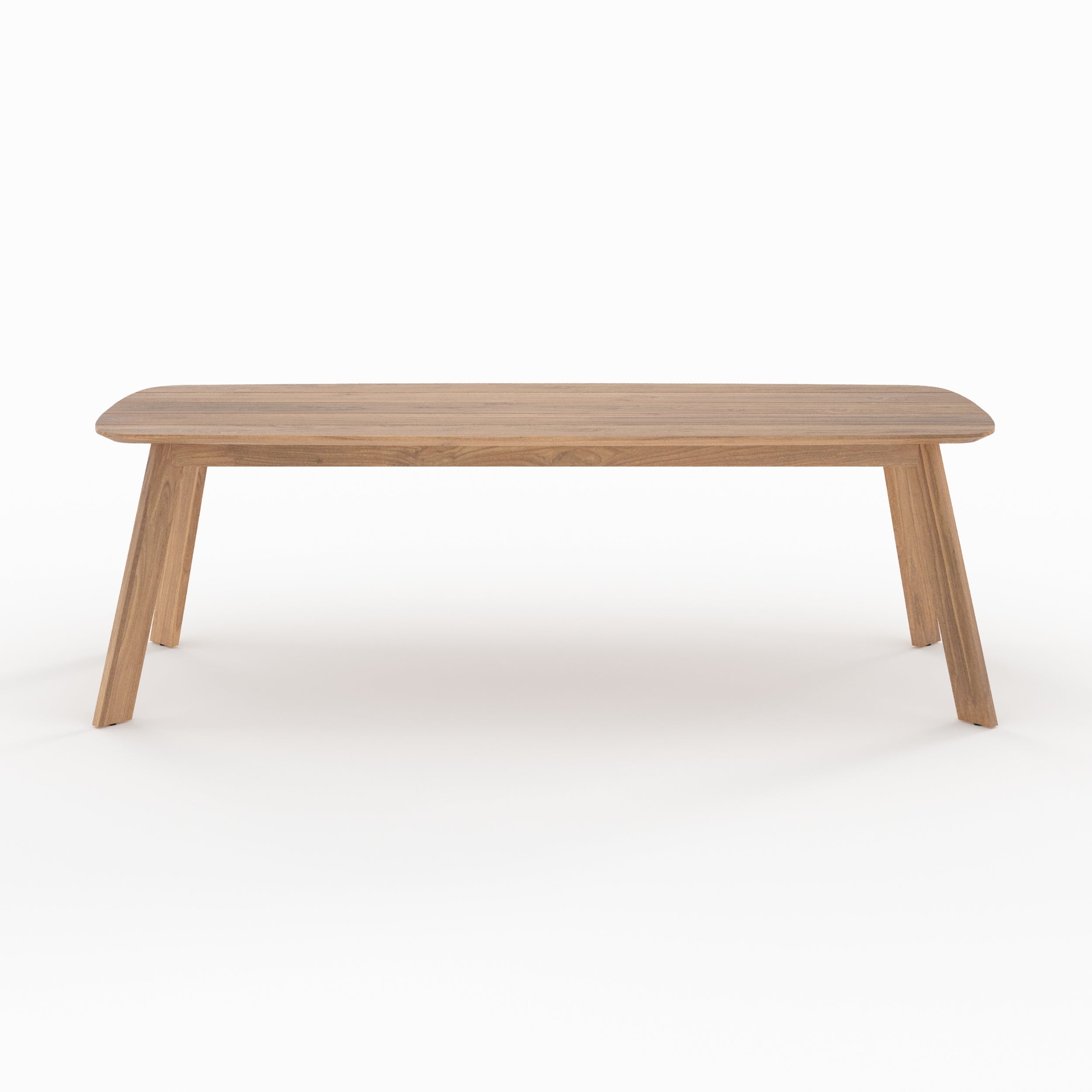 table de jardin en bois de teck recycle 10 personnes 240 cm lumo
