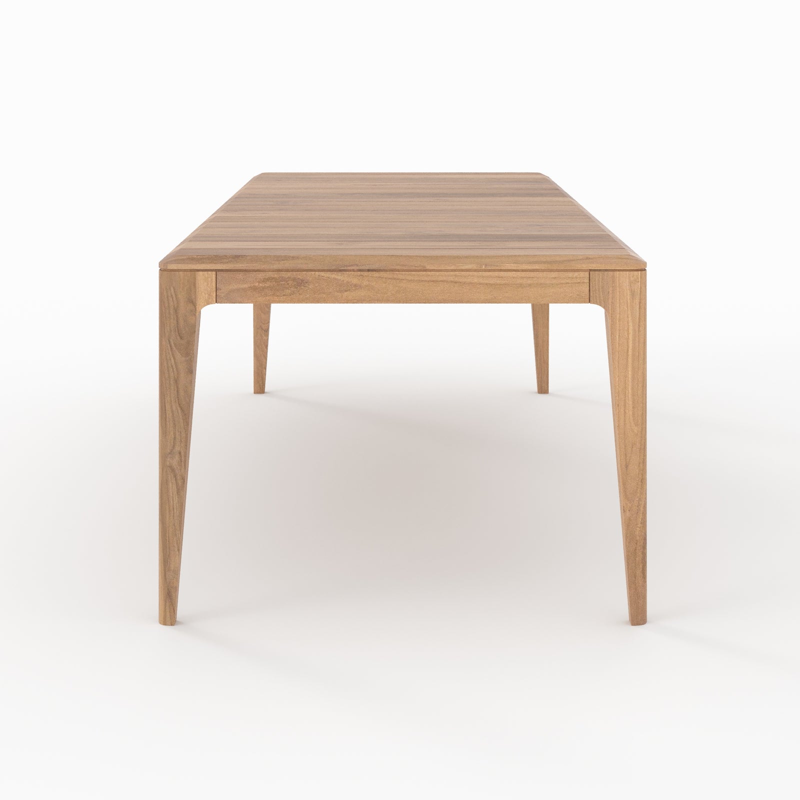 table de jardin nonza en bois teck recycle 10 personnes
