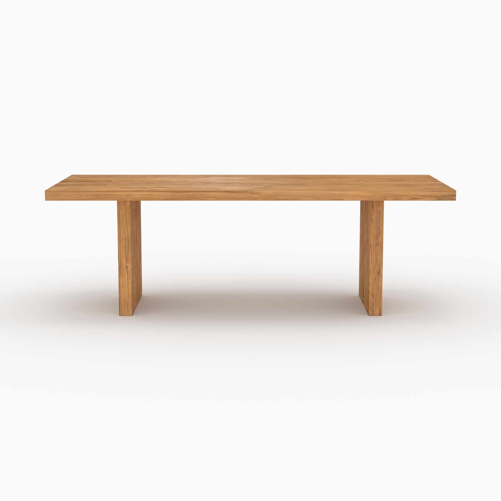 table de jardin rectangulaire en bois de teck 10 personnes siam