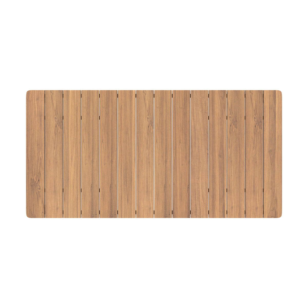 tavolo da giardino rettangolare in legno di teak massiccio berka