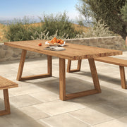 Table de jardin teck recyclé