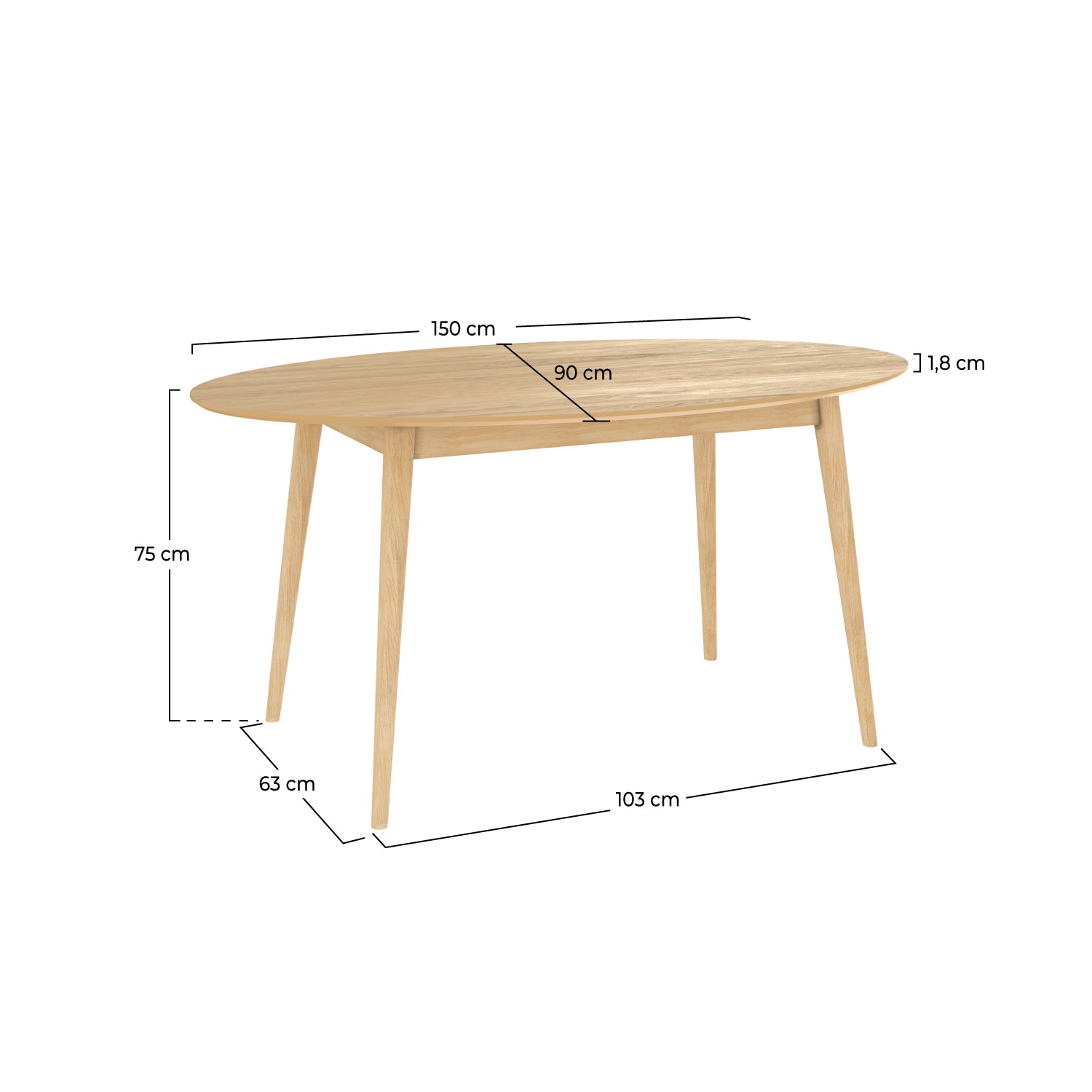 tavolo eddy legno chiaro 150 cm_1