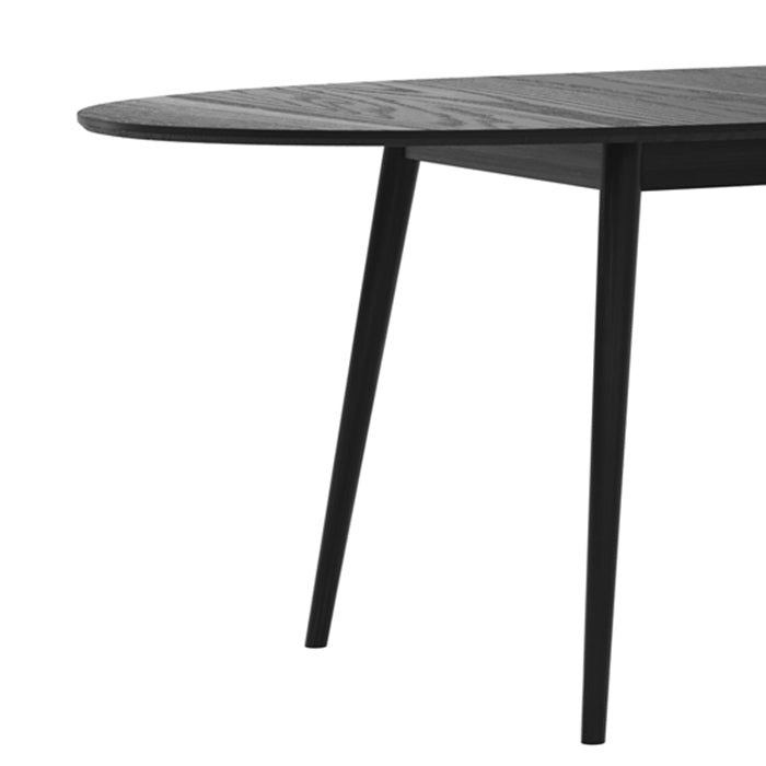 tavolo eddy scandinavo in legno nero