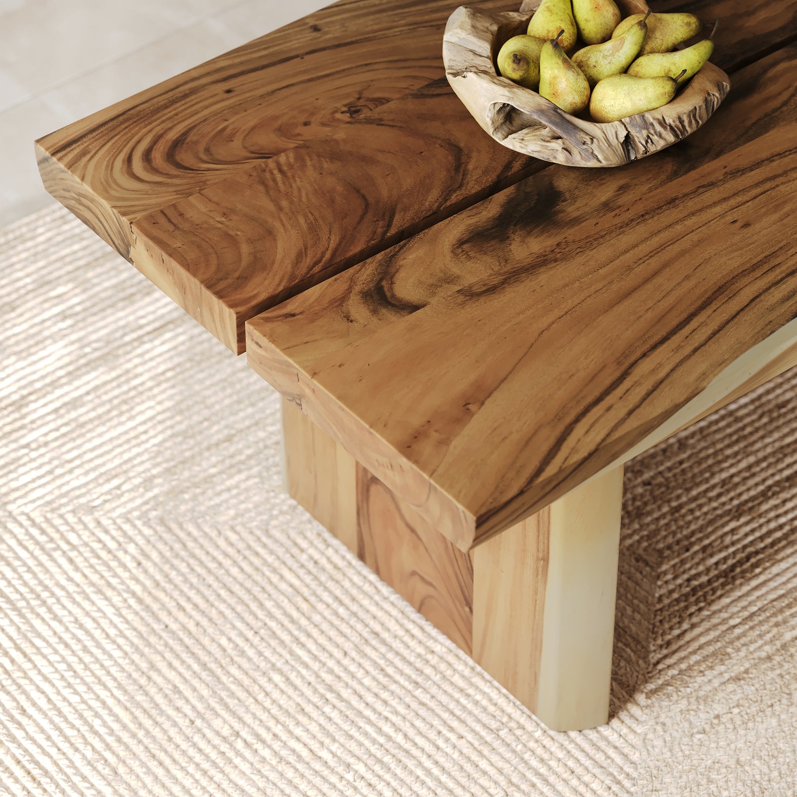 Table en bois 8 personnes Tanah