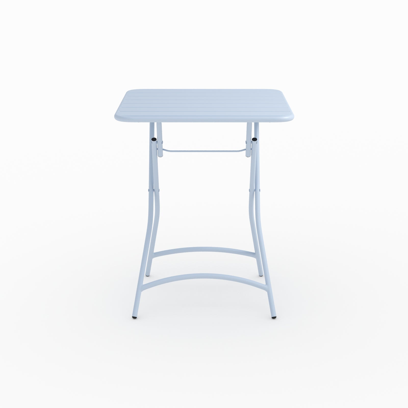Table et chaises jardin pliantes Yumi 2 personnes métal bleu