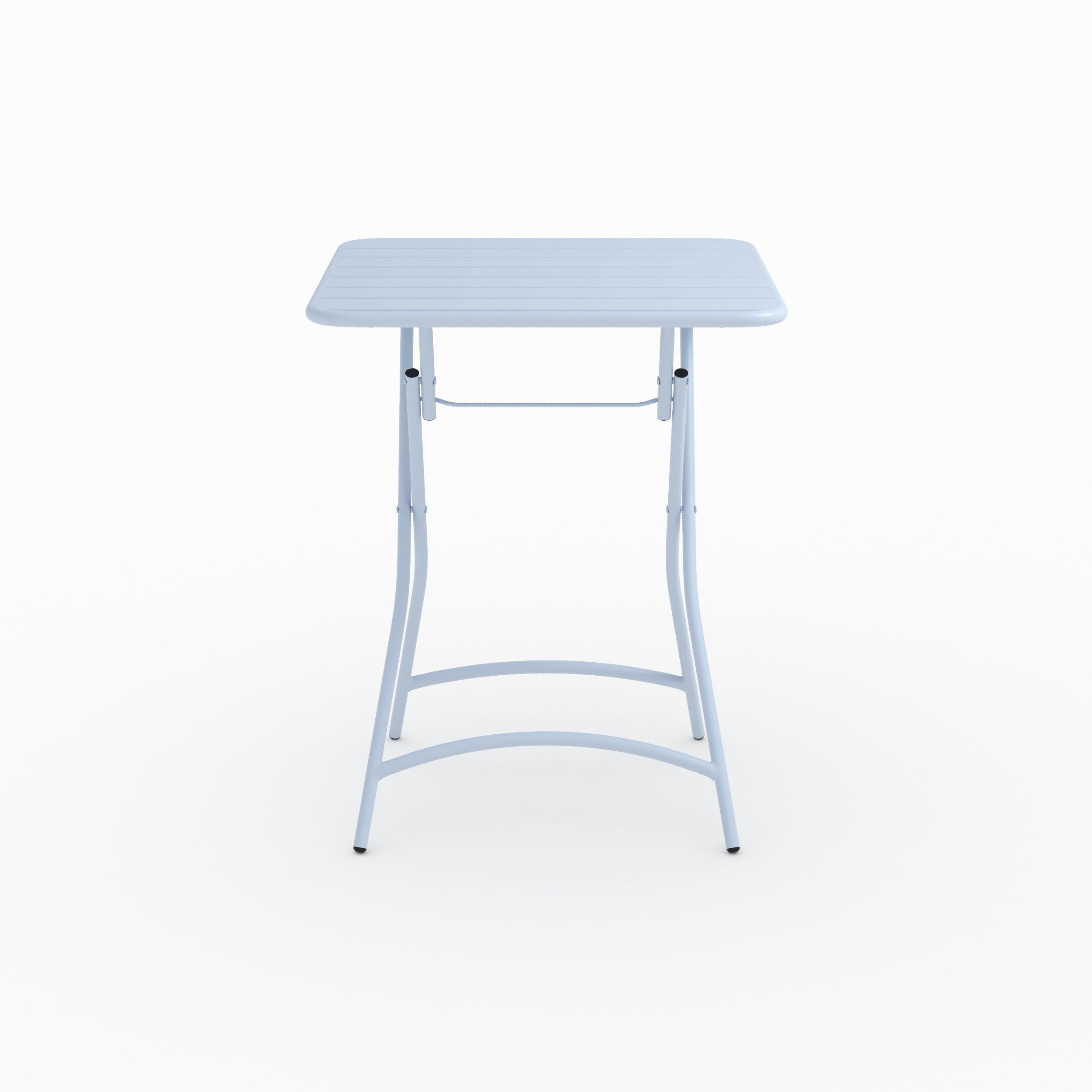 Table et chaises jardin pliantes Yumi 2 personnes métal bleu