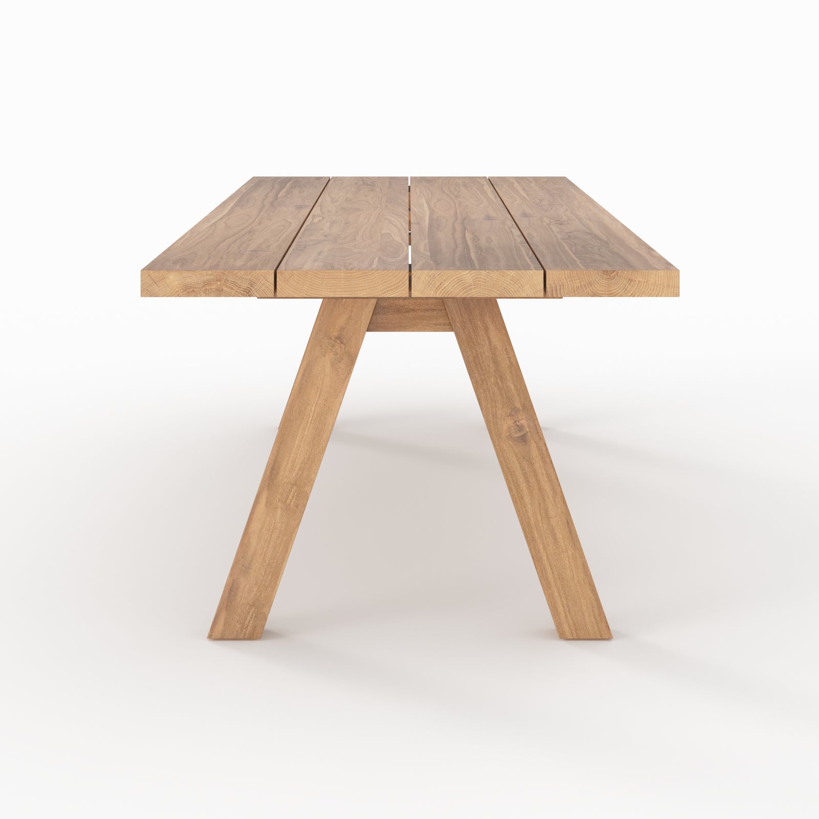 tavolo da giardino 240 cm molo in legno di teak riciclato