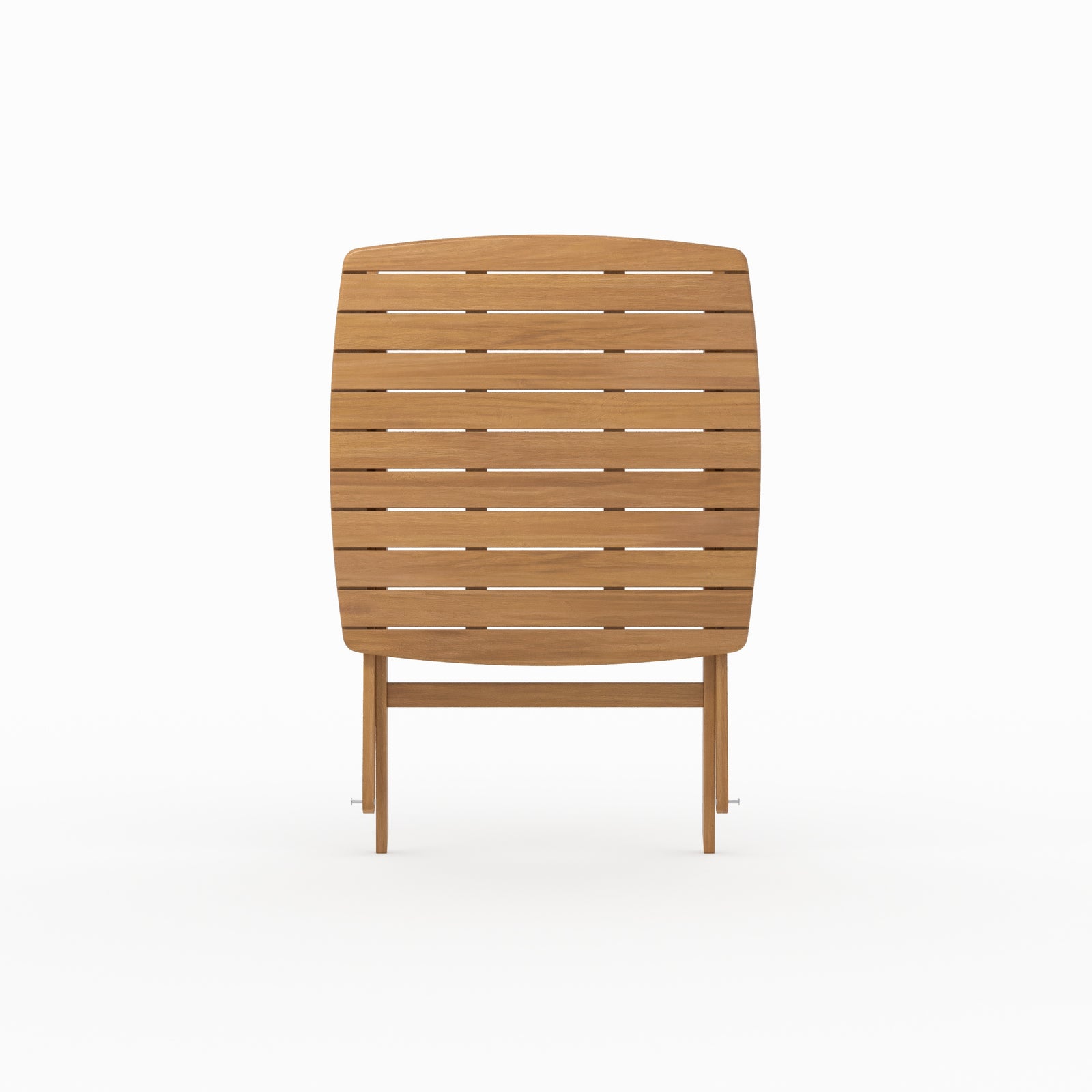 Table jardin Siquijor acacia pliante repliee rangement compact