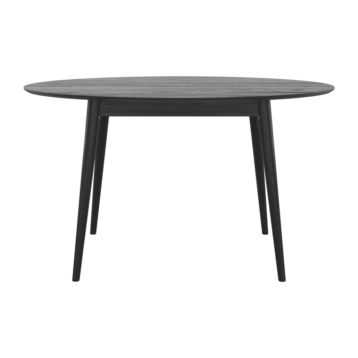tavolo ovale 130 cm in legno nero