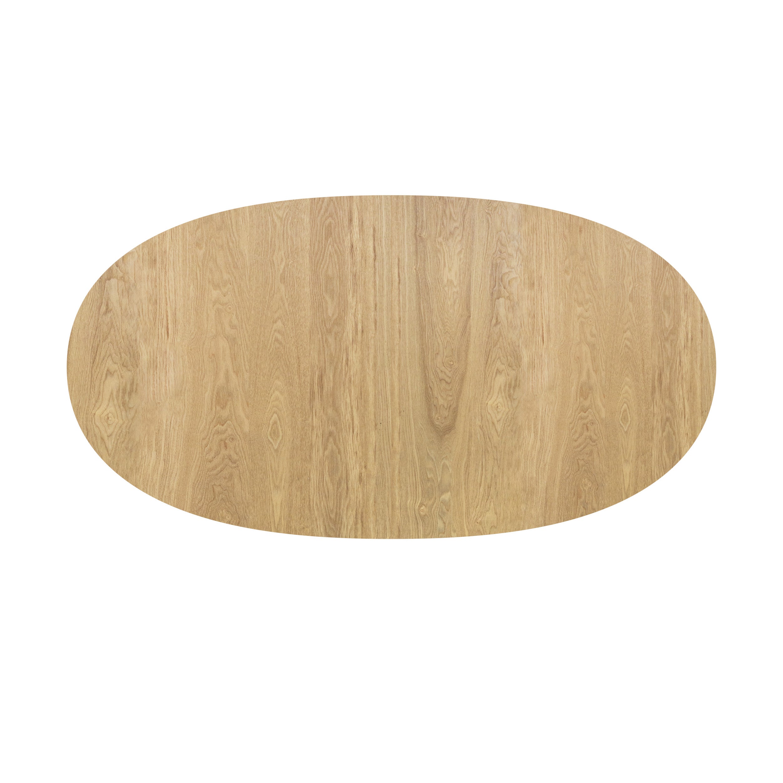 tavolo ovale in legno chiaro allungabile eddy