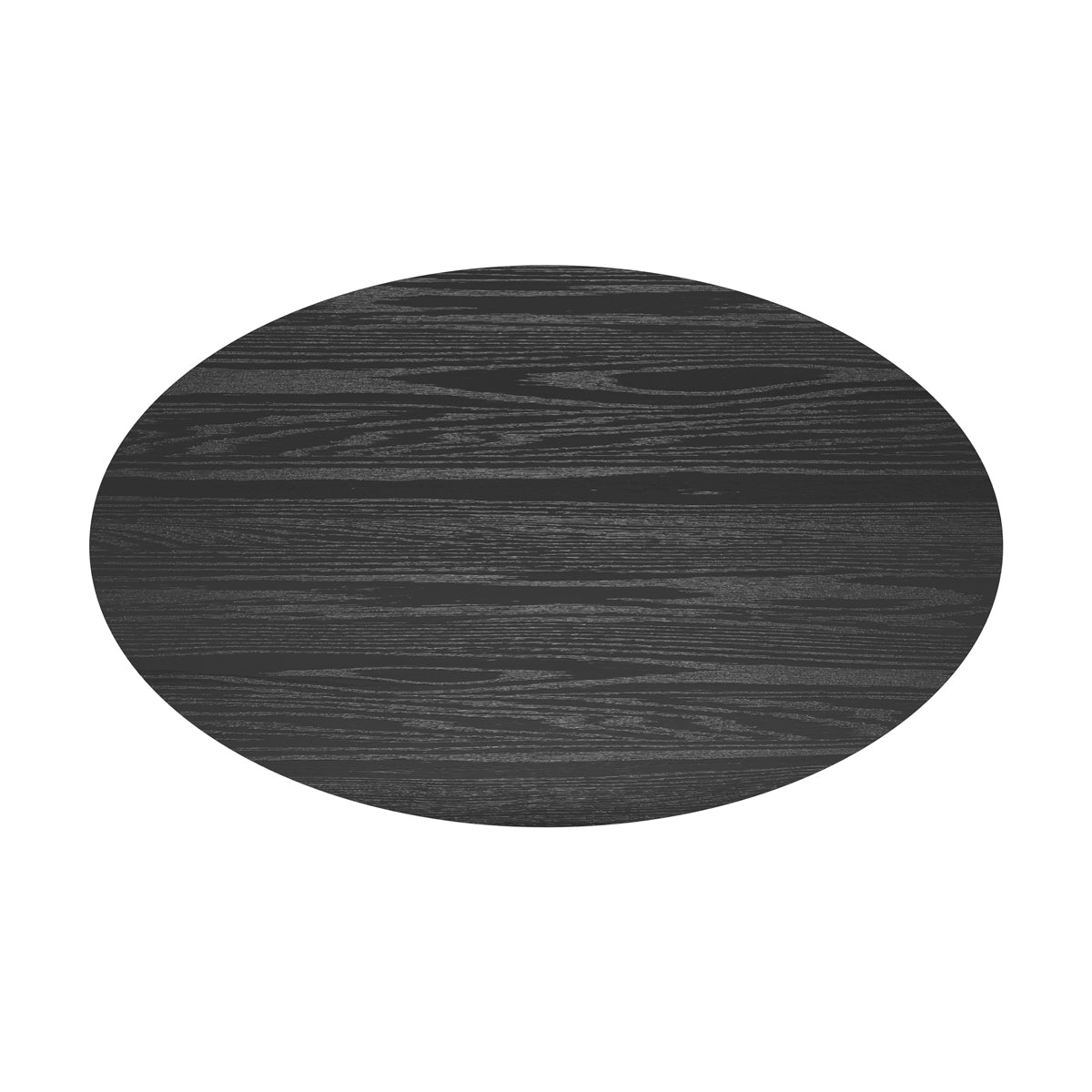 tavolo ovale in legno nero 150 cm eddy