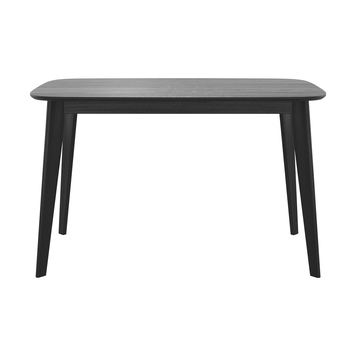 tavolo rettangolare in legno nero oman 120 cm
