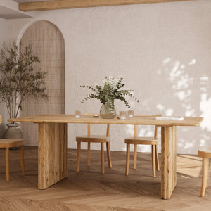 tavolo rettangolare in legno di acacia 8 posti andrea rdv deco