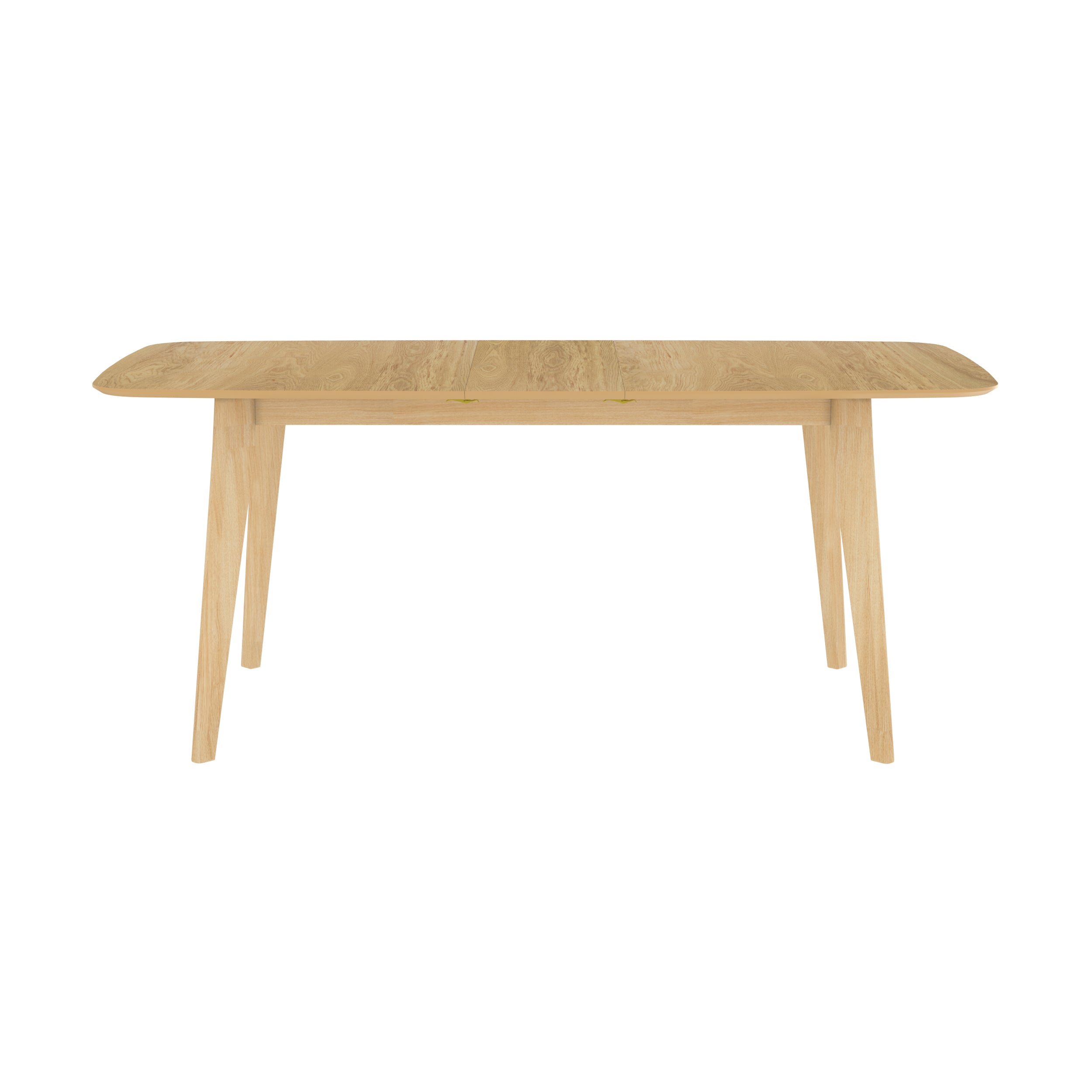 tavolo rettangolare allungabile in legno chiaro oman