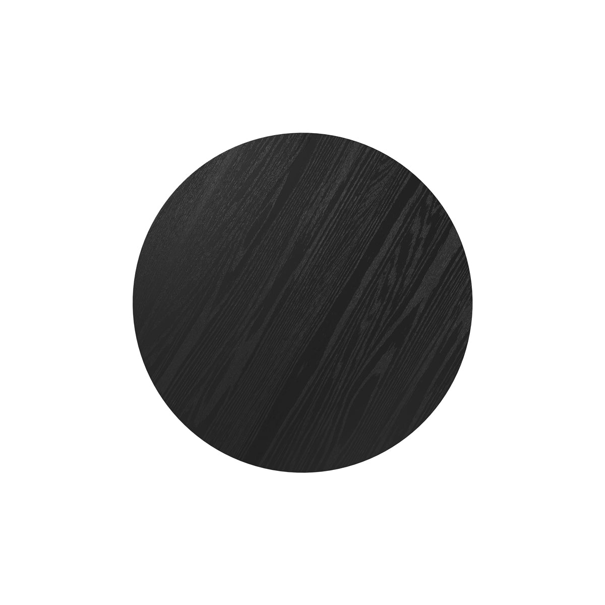 tavolo rotondo nero Liwa in legno 105 cm