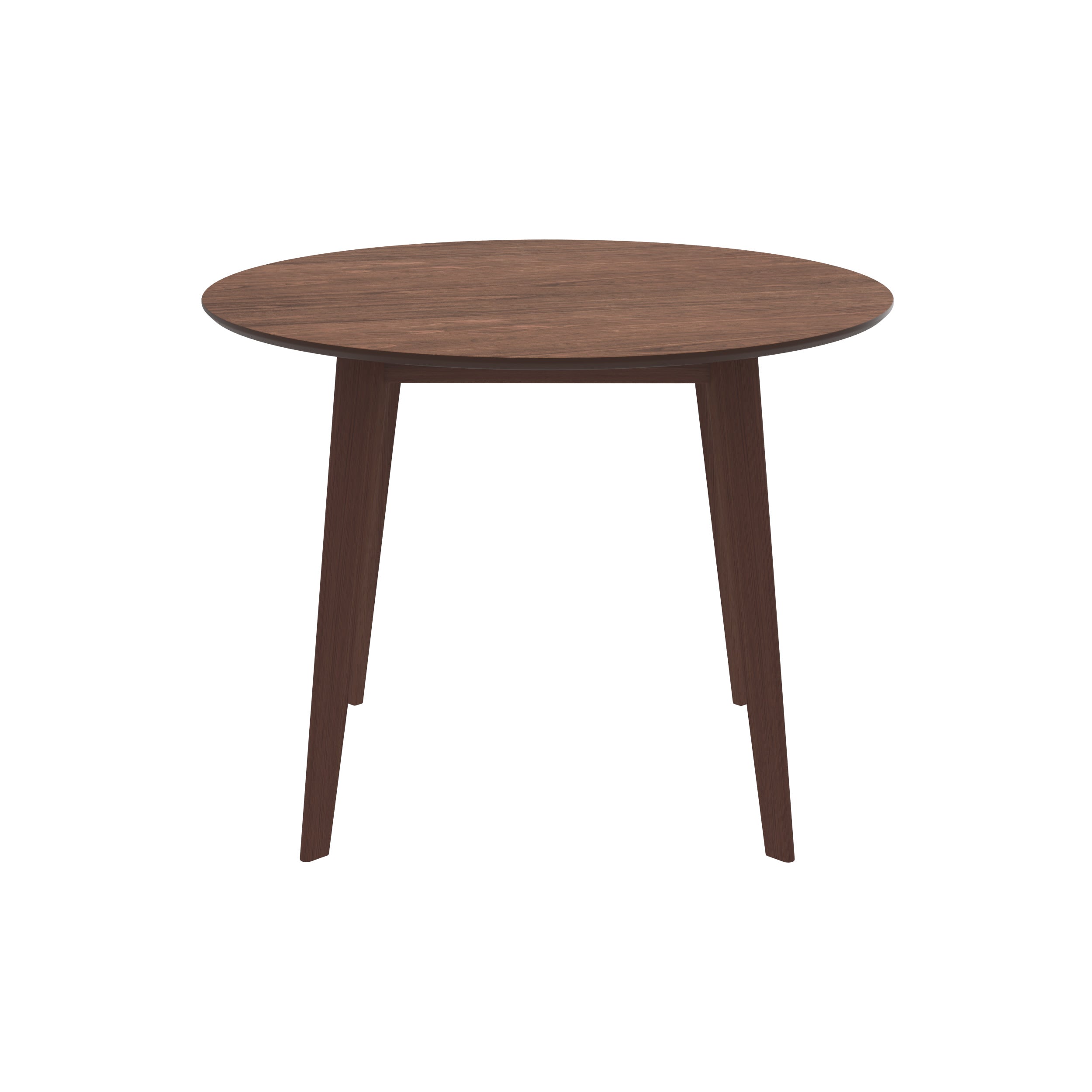 tavolo rotondo reno legno scuro 4 persone
