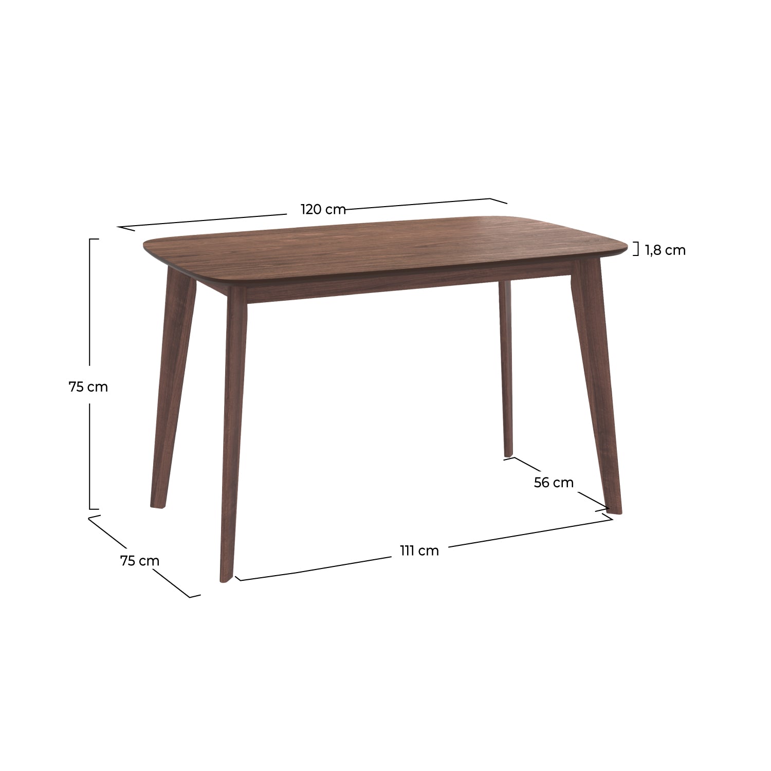 tavolo vintage legno scuro oman