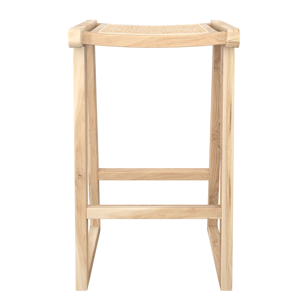 sgabello da bar Haida in teak