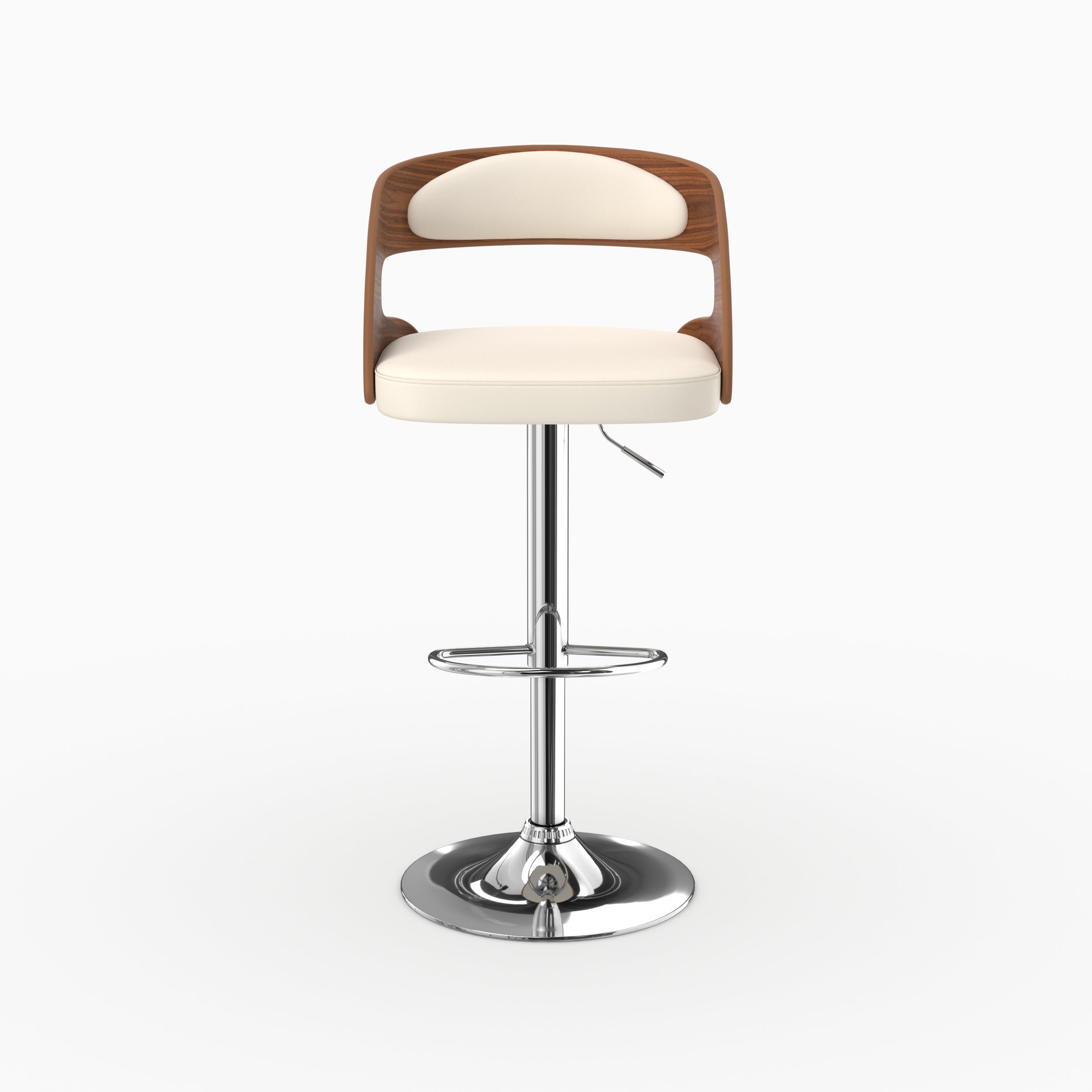 Silla de bar Louis blanco 63/84 cm