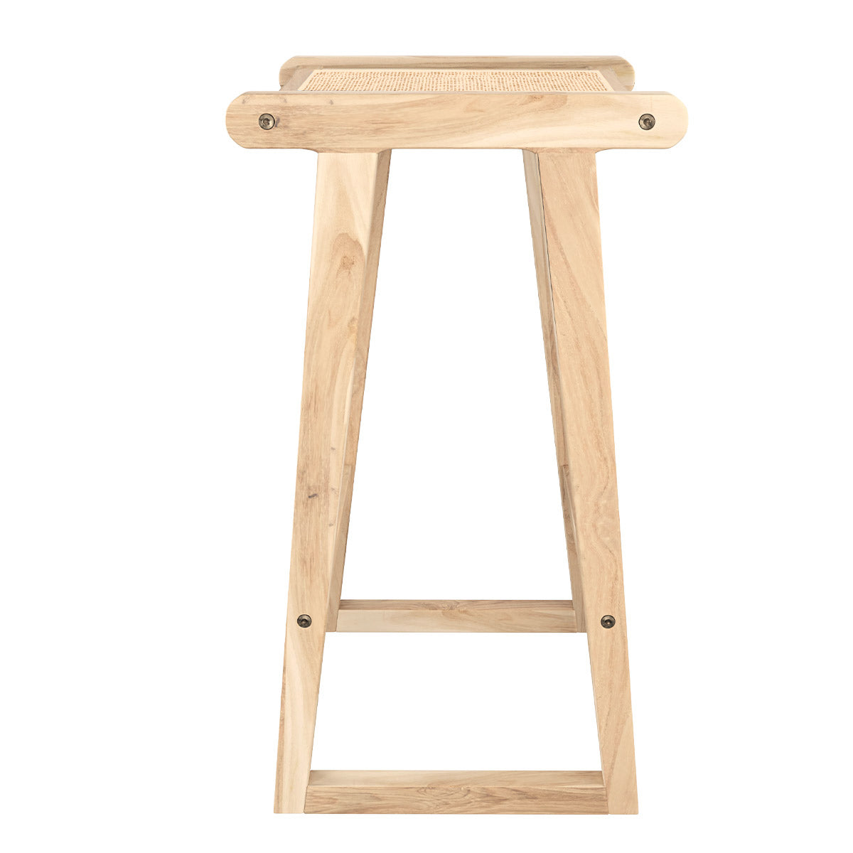 sgabello da bar in teak 66 cm haida