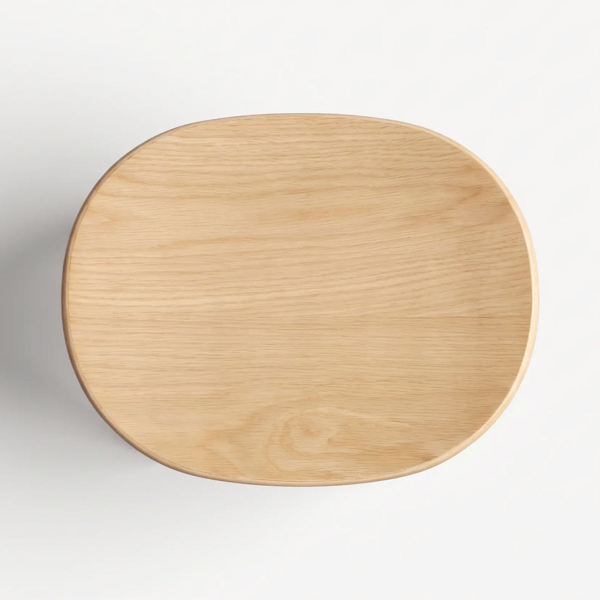 Tabouret pour îlot central Jude 63 cm en bois clair, vue de dessus - Maison Pavane