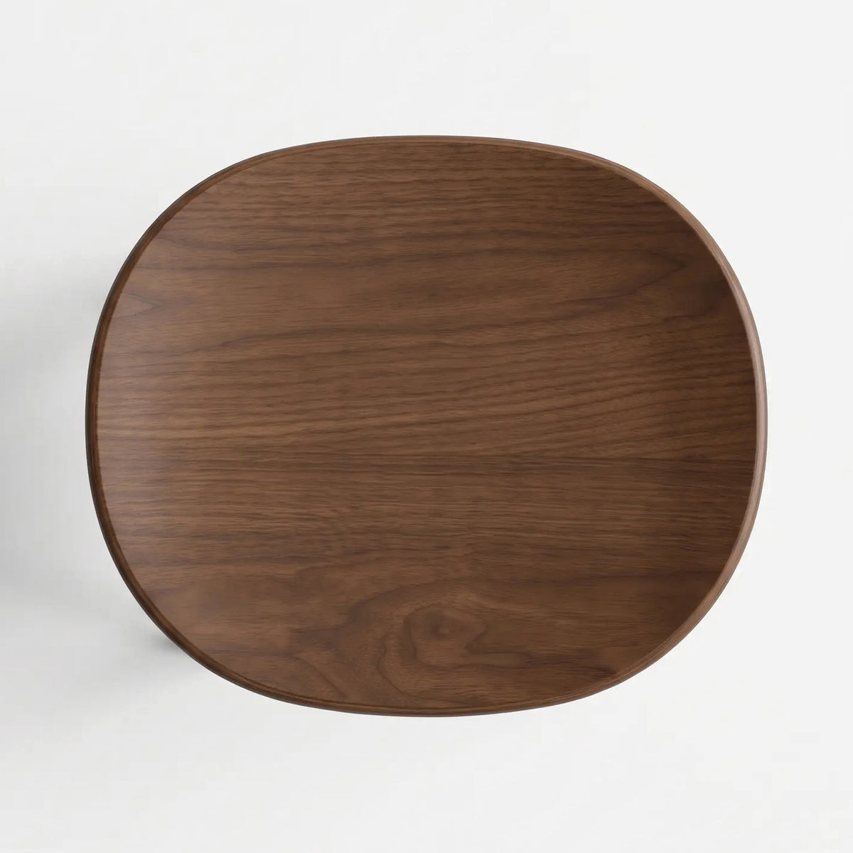 Tabouret pour îlot central Jude 63 cm en bois foncé, vue de dessus - Maison Pavane