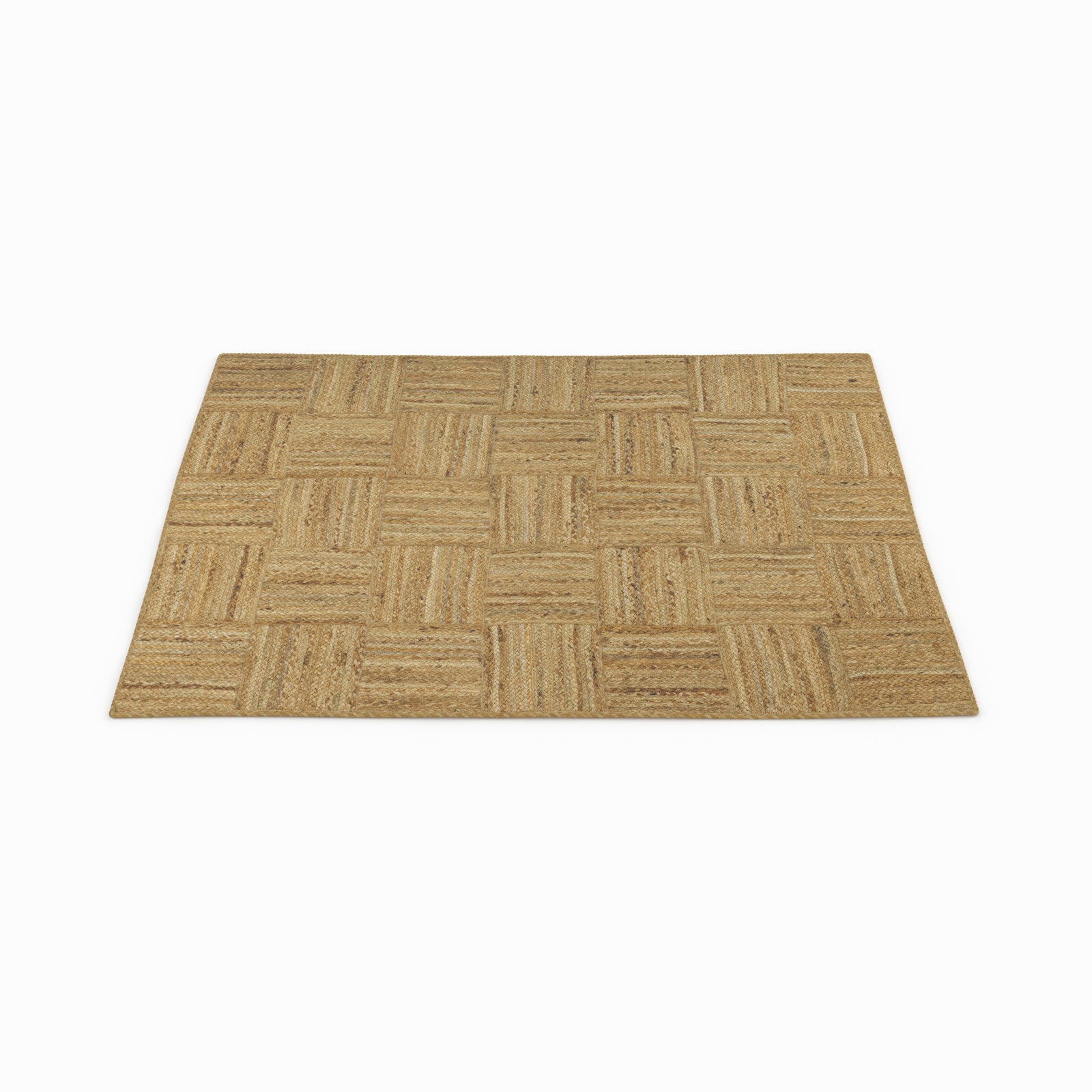 tappeto in juta beige 120 x 150 cm kara