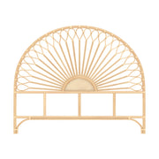 tete de lit 160 cm en rotin naturel alan