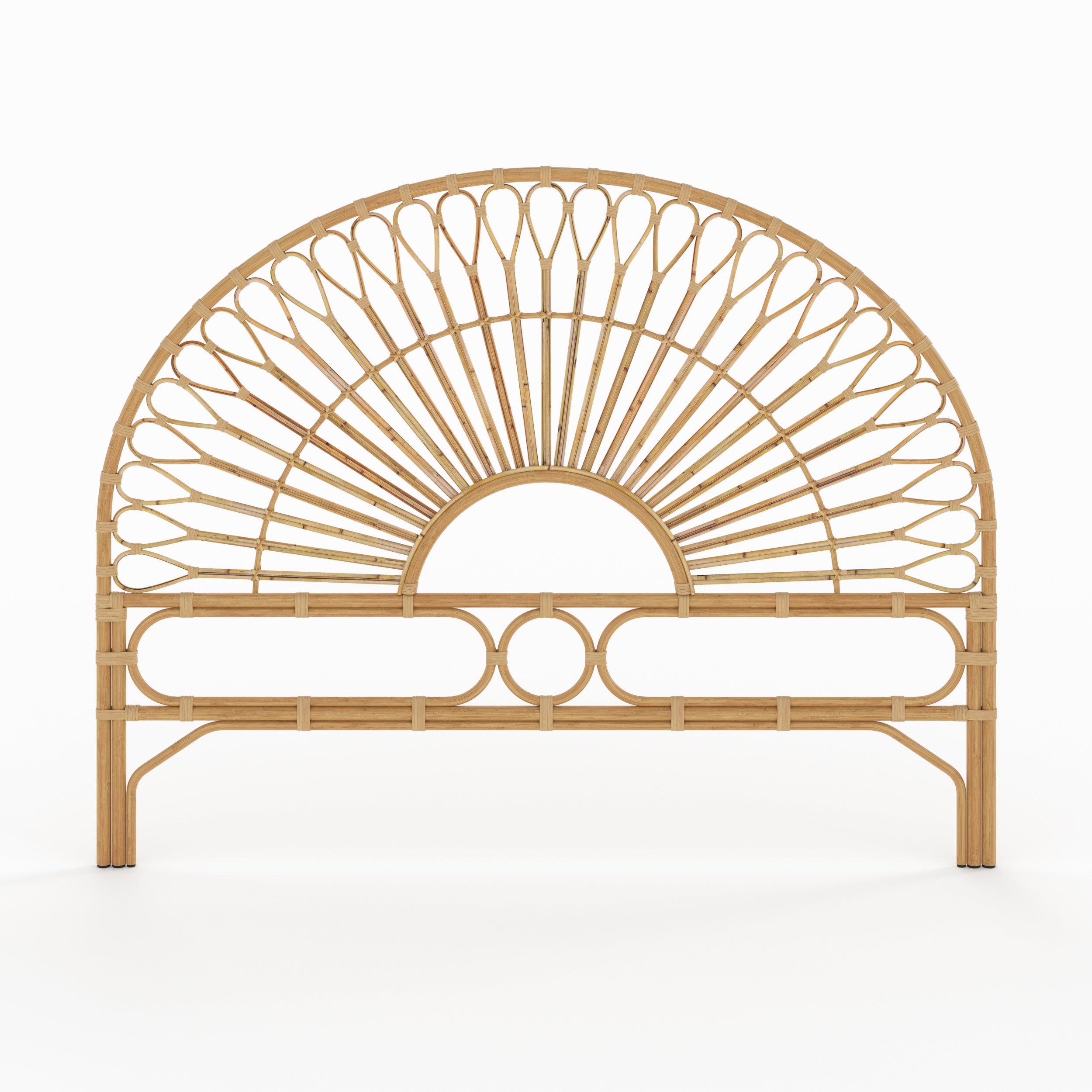 tete de lit 180 cm rotin bahia bois