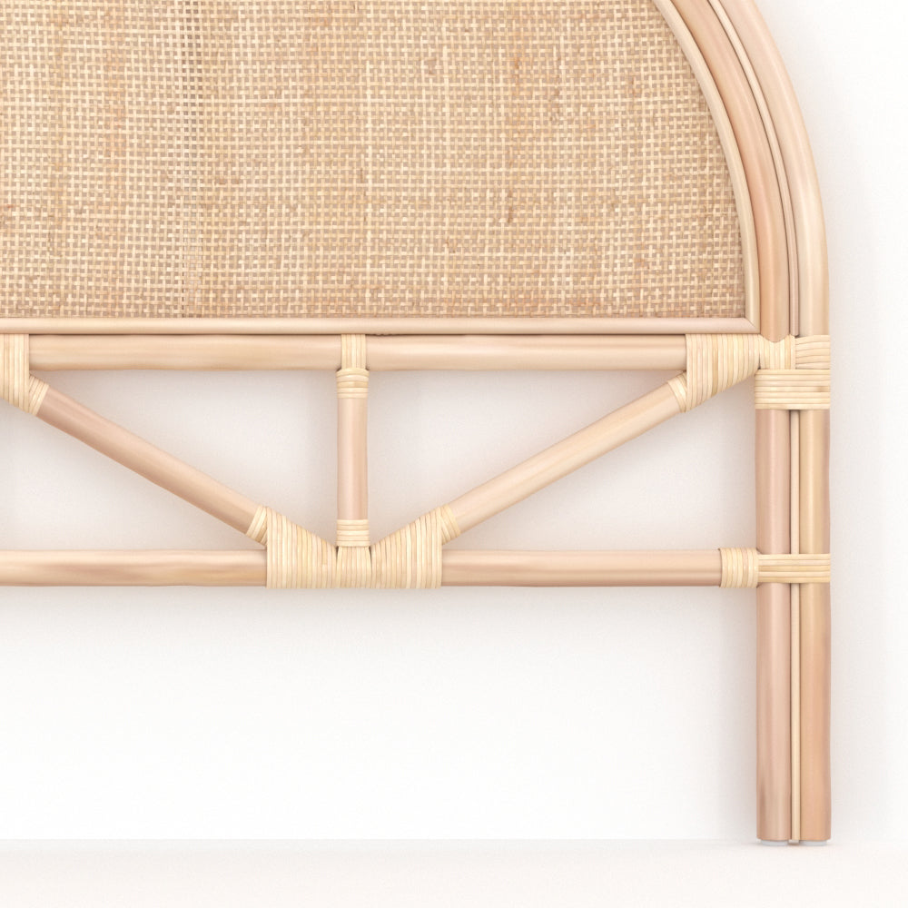 Tête de lit bohème rotin madya 140cm 1