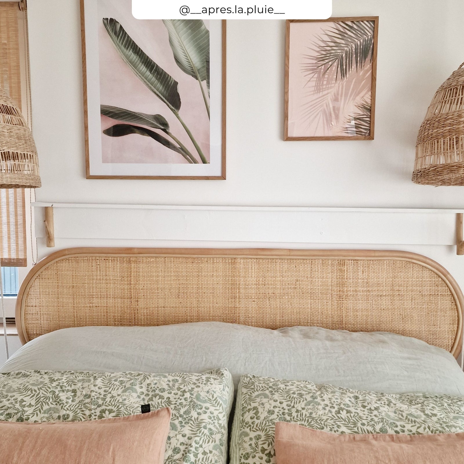 testiera in rattan naturale 170 cm navahino ugc