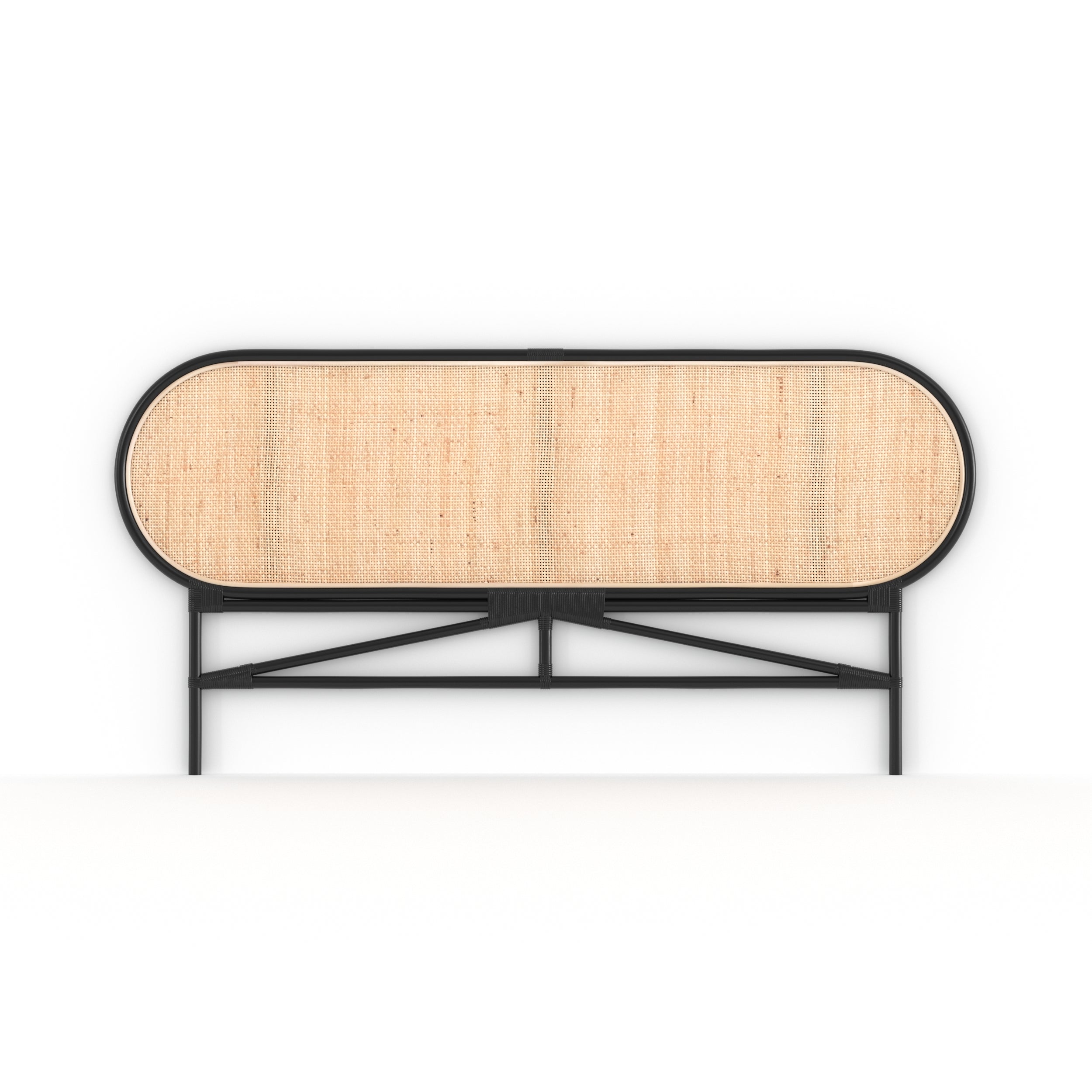 Tête de lit rotin noir Navahino 160cm