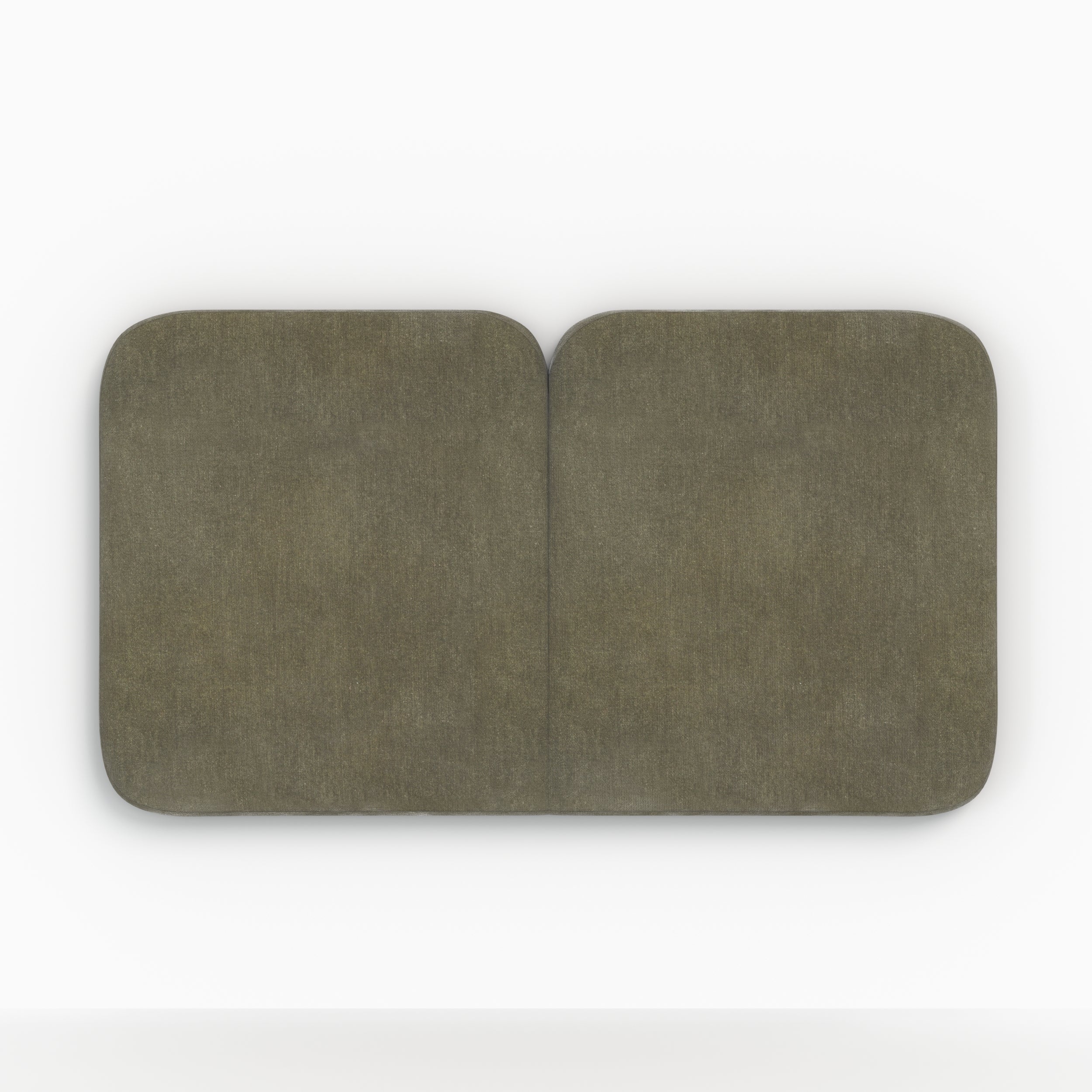 Tête lit vert olive etna 160cm chambre