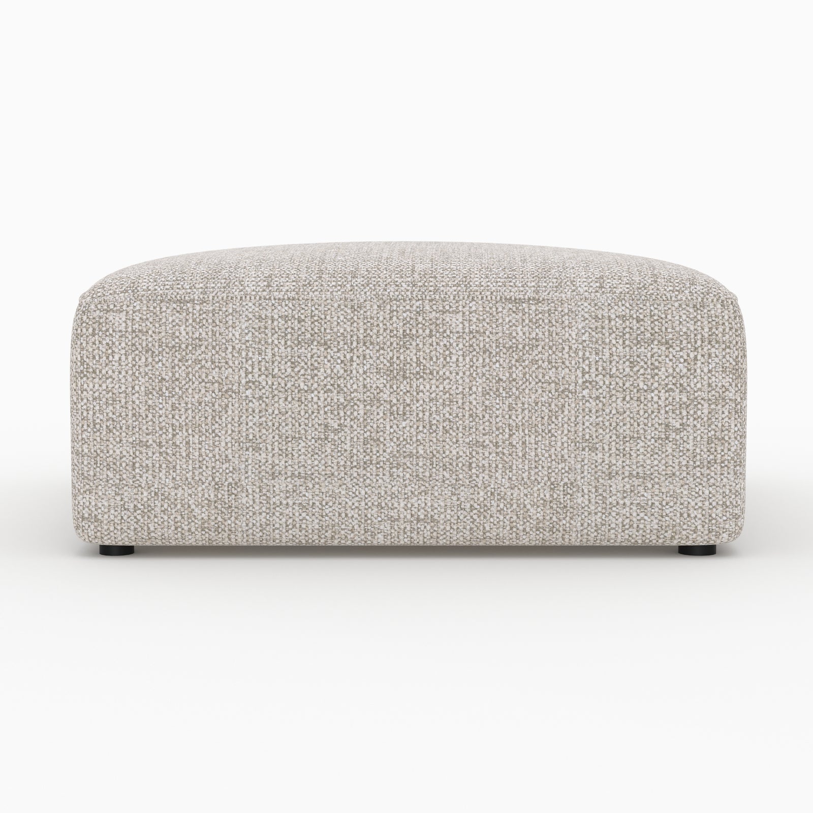 Tissu beige pouf carre Hestia canapé modulable