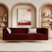 velluto setoso bordeaux 3 persone gatsby rdv deco